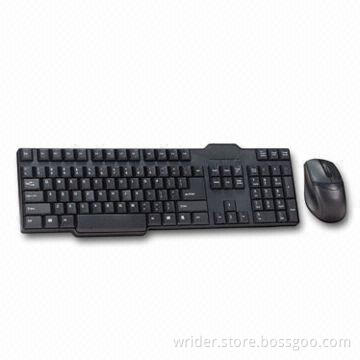 Keyboard with Optical Mouse, Compatible with Microsoft Windows 2000, XP, Windows 7